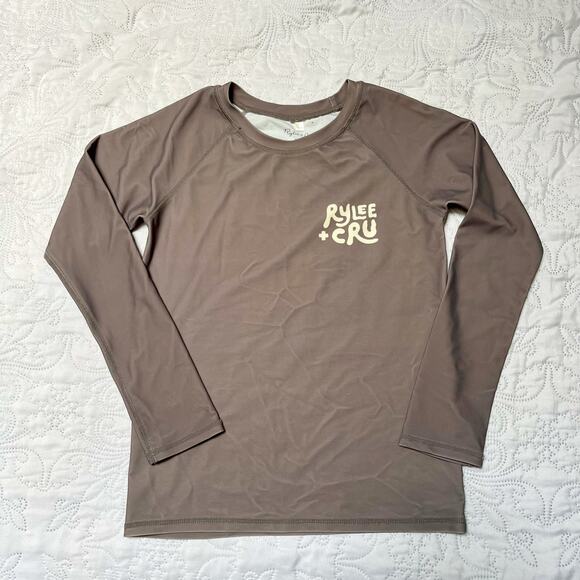 Rylee + Cru Swim Rash Guard Size 10/12 - Picture 2 of 5